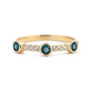 Sunlit Sapphire Ring