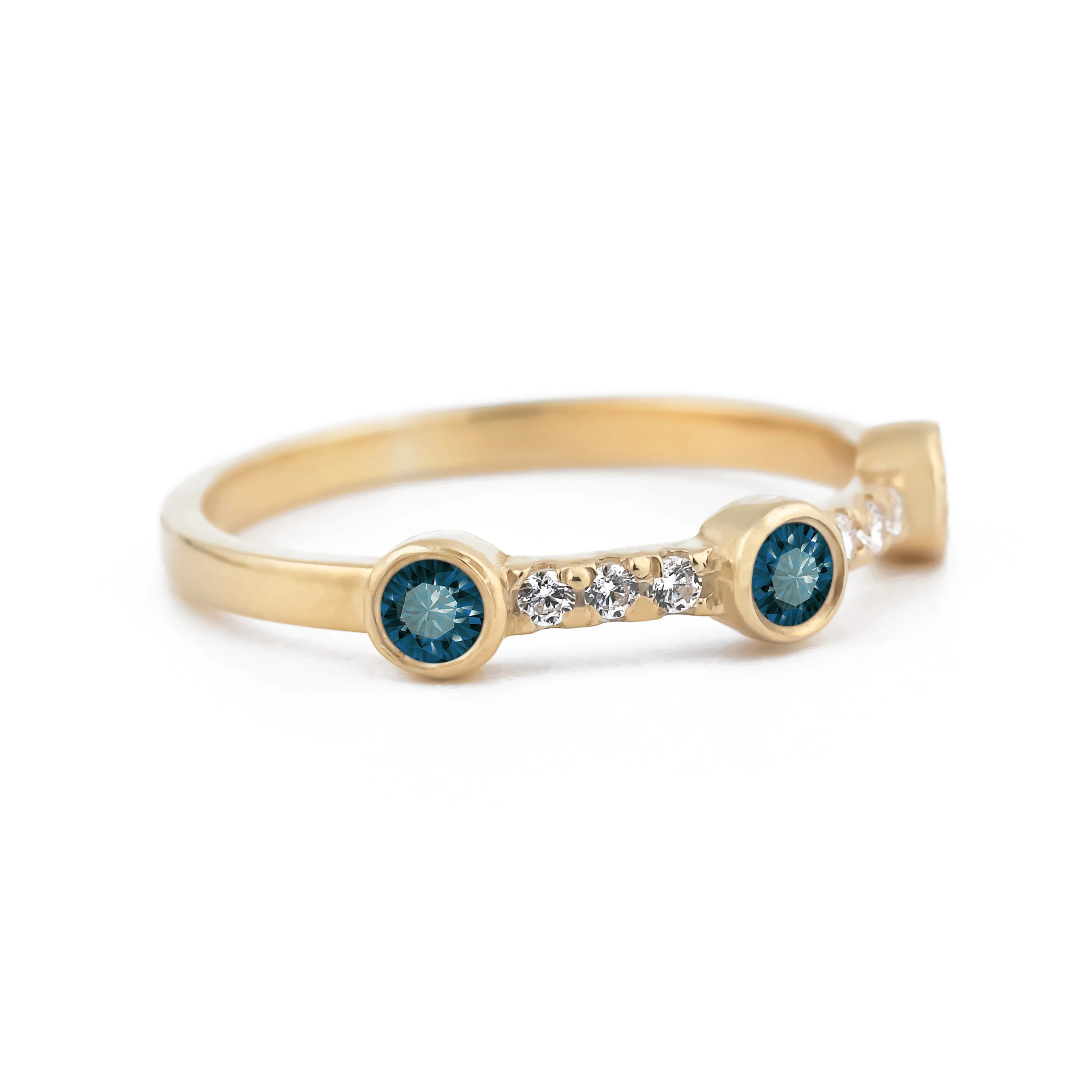 Sunlit Sapphire Ring