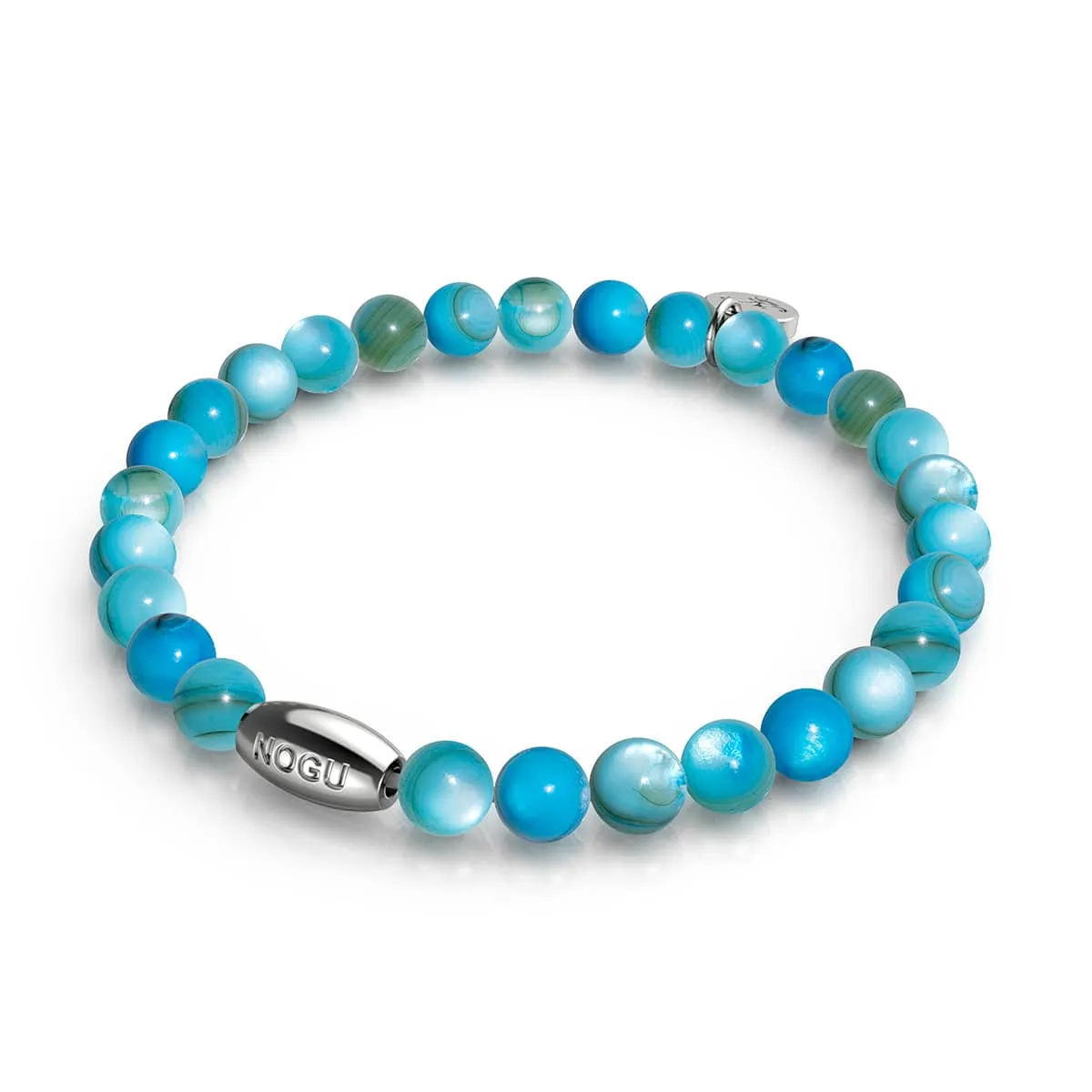 Sunlit Sky x Silver | Abalone Bracelet