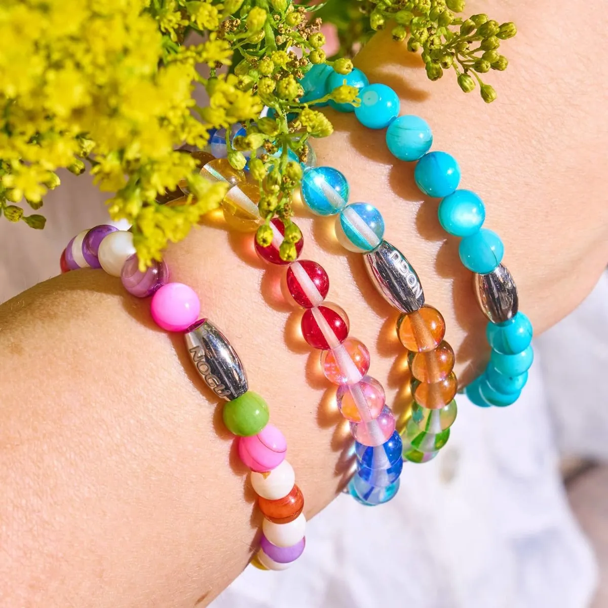 Sunlit Sky x Silver | Abalone Bracelet