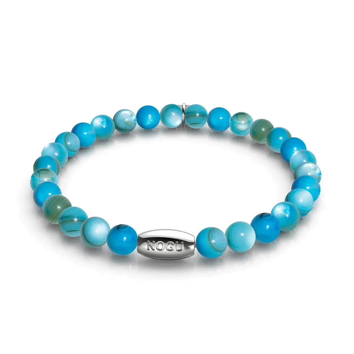 Sunlit Sky x Silver | Abalone Bracelet
