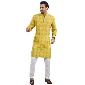Sunlit Yellow Harvest Plain Kurta