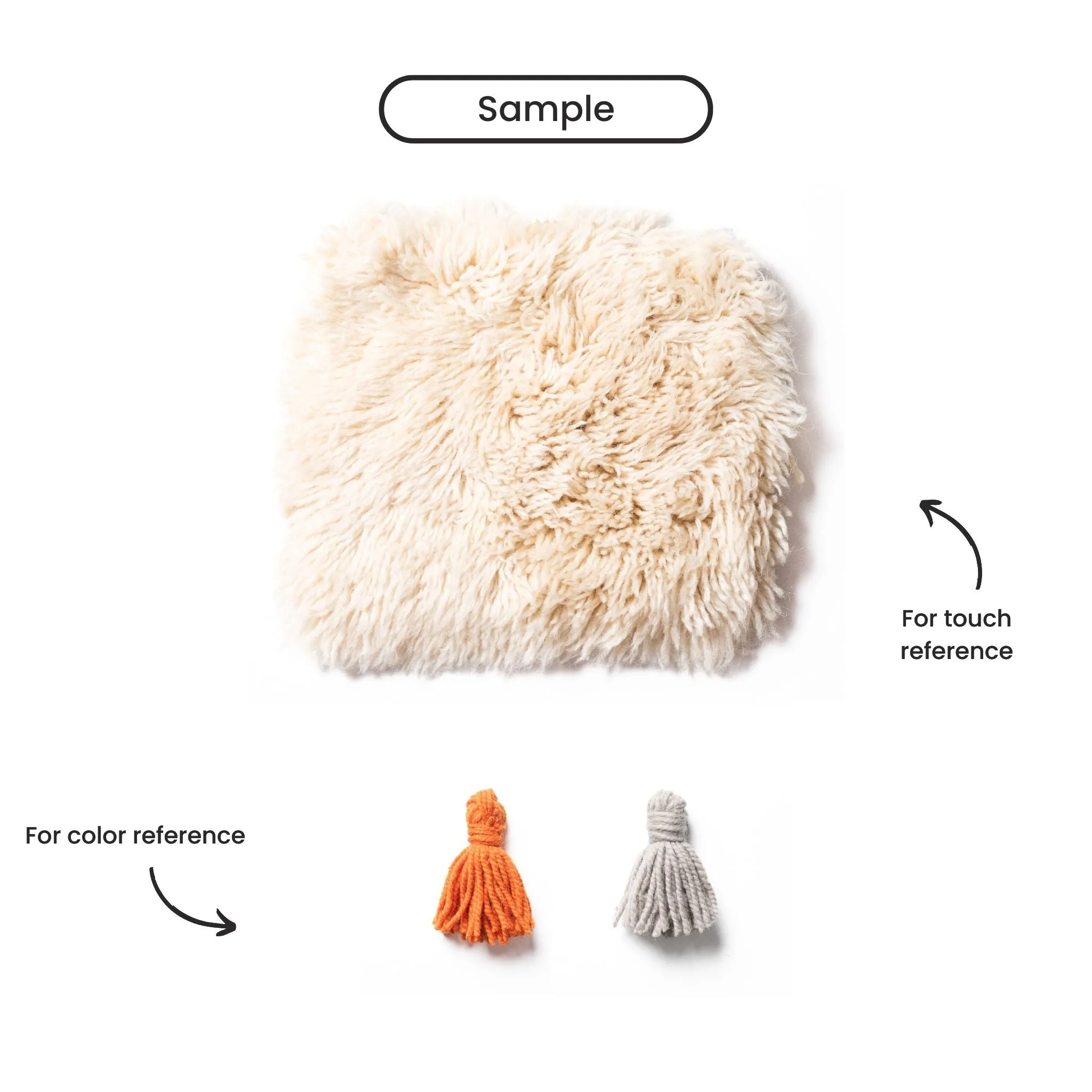 Sunrise Round - Luxury Shag Moroccan Rug