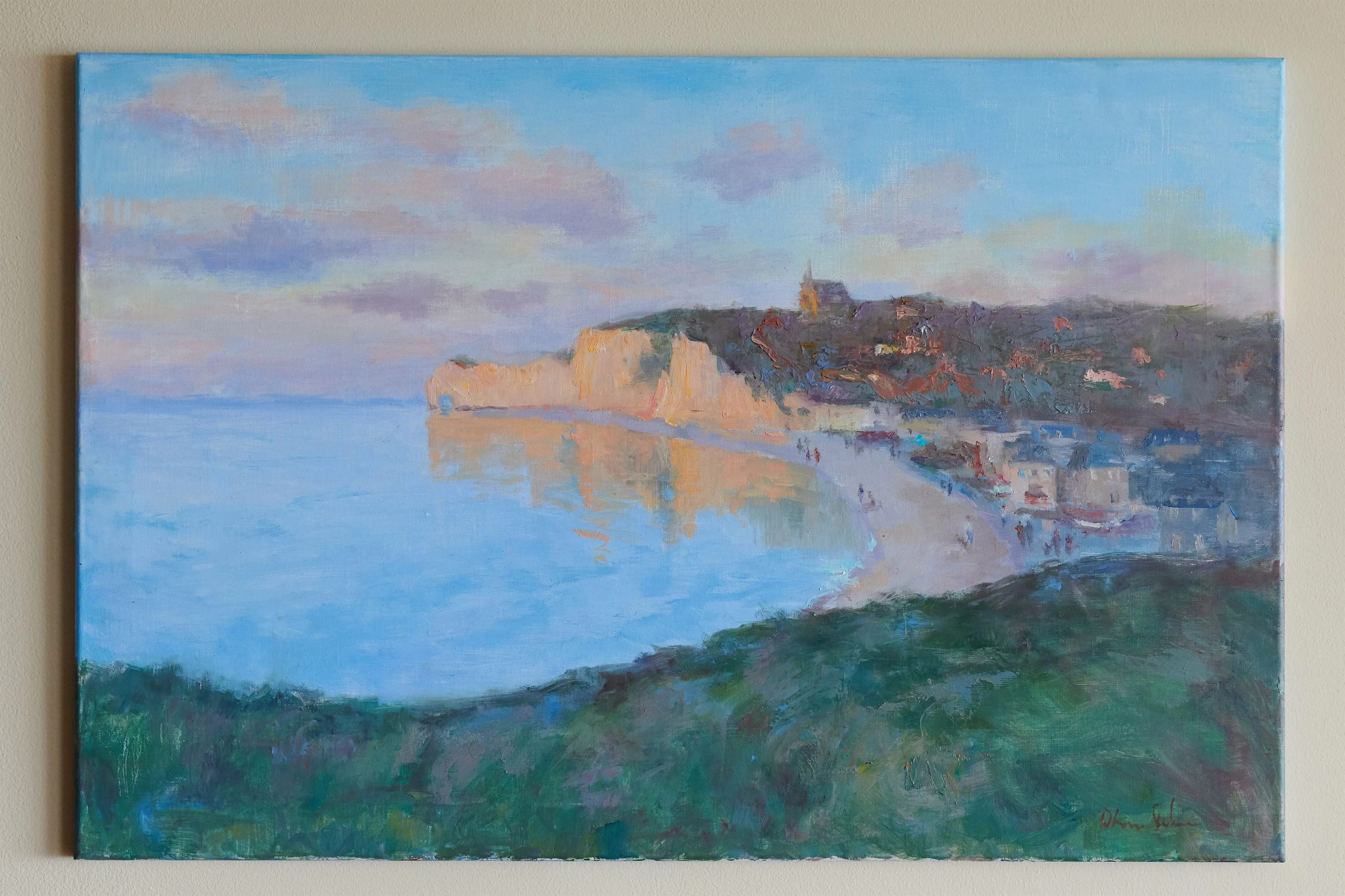Sunset in Étretat - SOLD