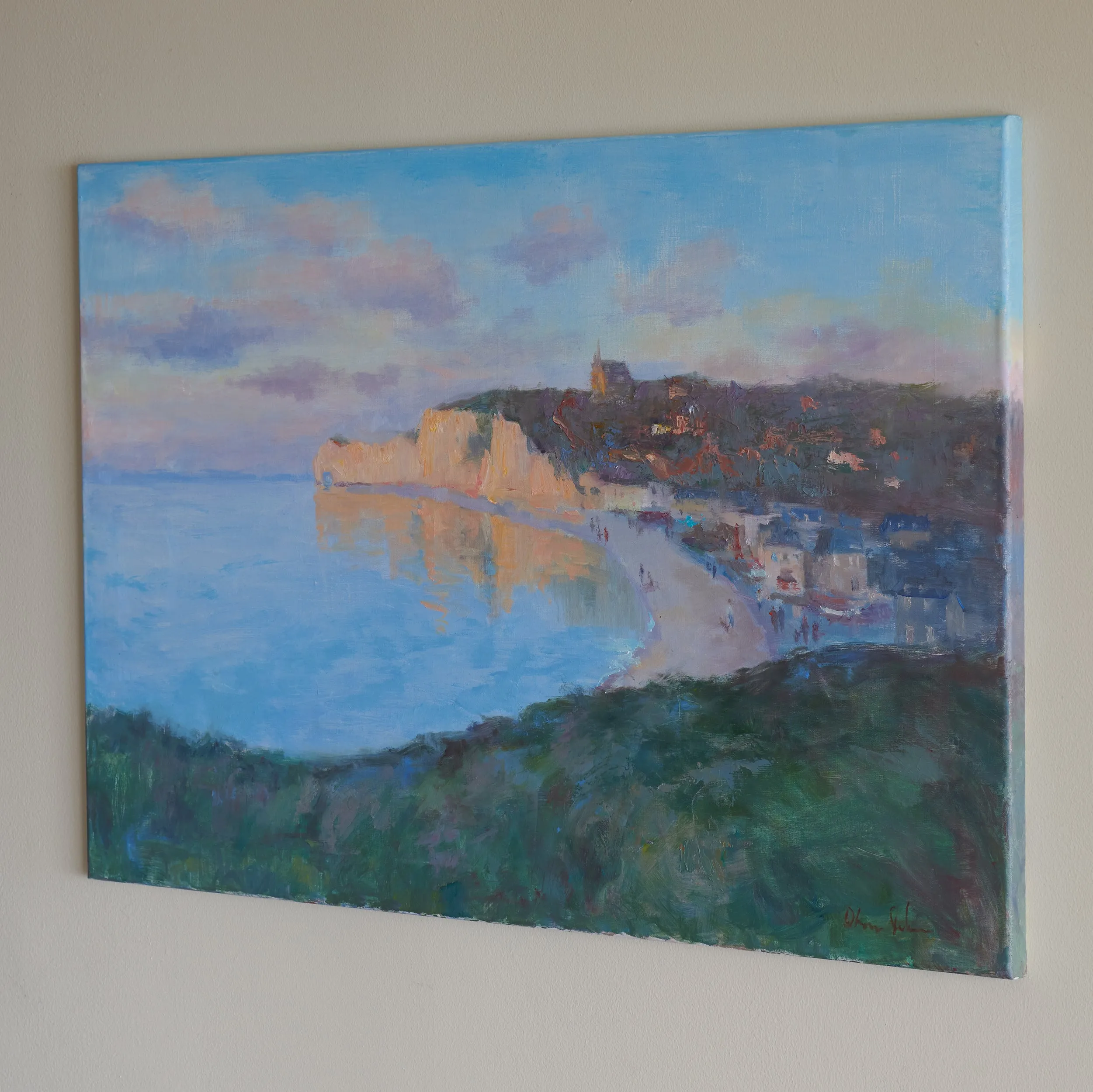 Sunset in Étretat - SOLD
