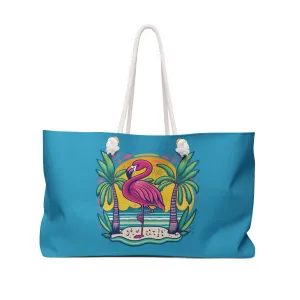 Sunsets & Flamingos Beach Bag - Weekender Tote