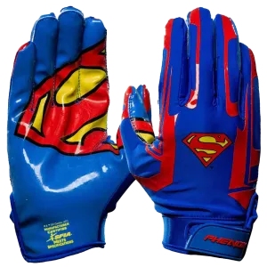 Superman Football Gloves - VPS1 by Phenom Elite