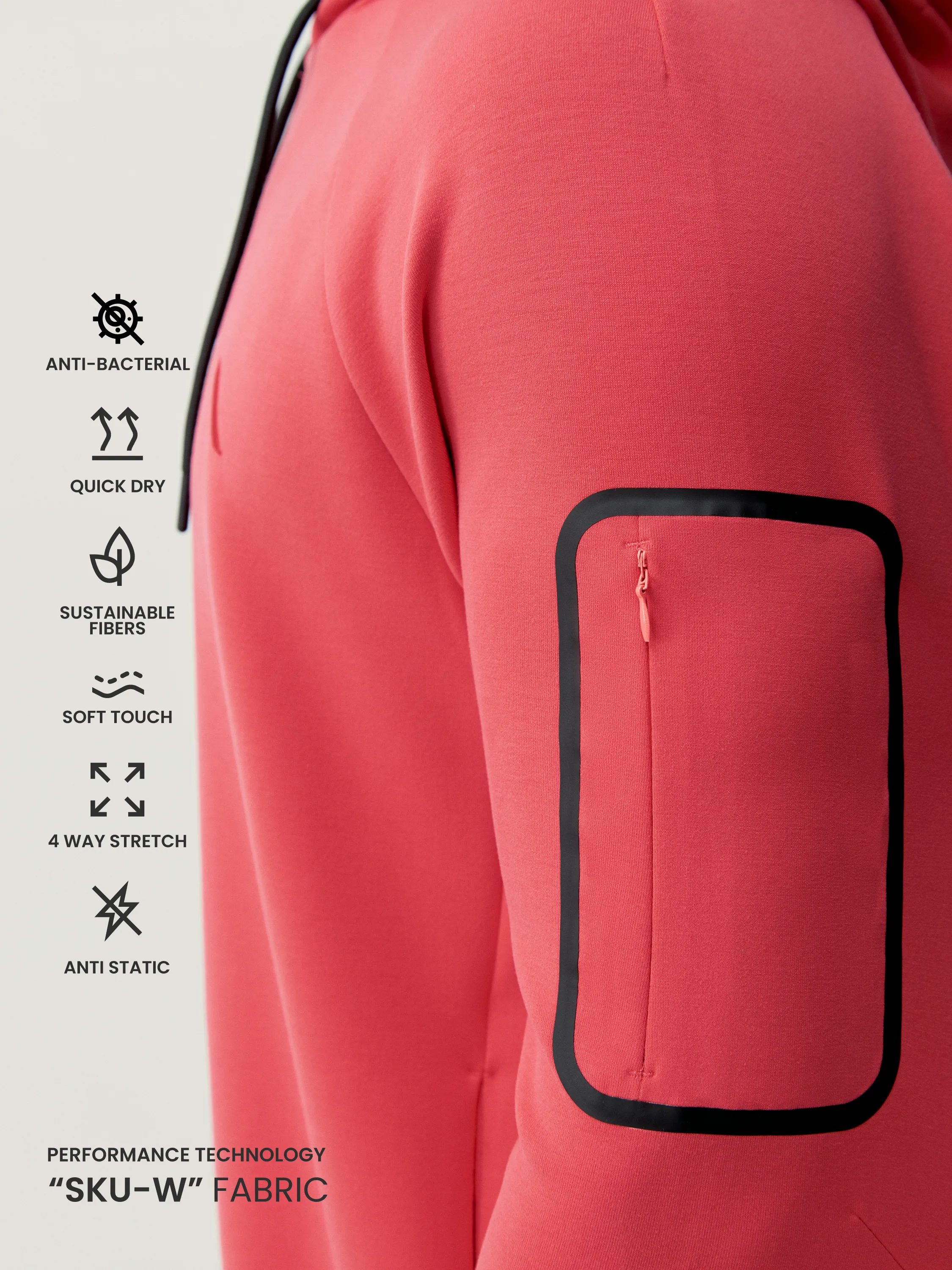 Sweatshirt Amur Coral Bright