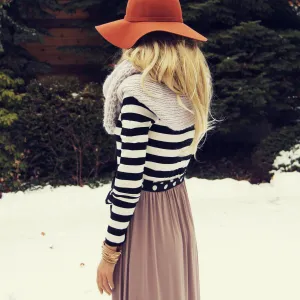 Sweet Batton Maxi Dress