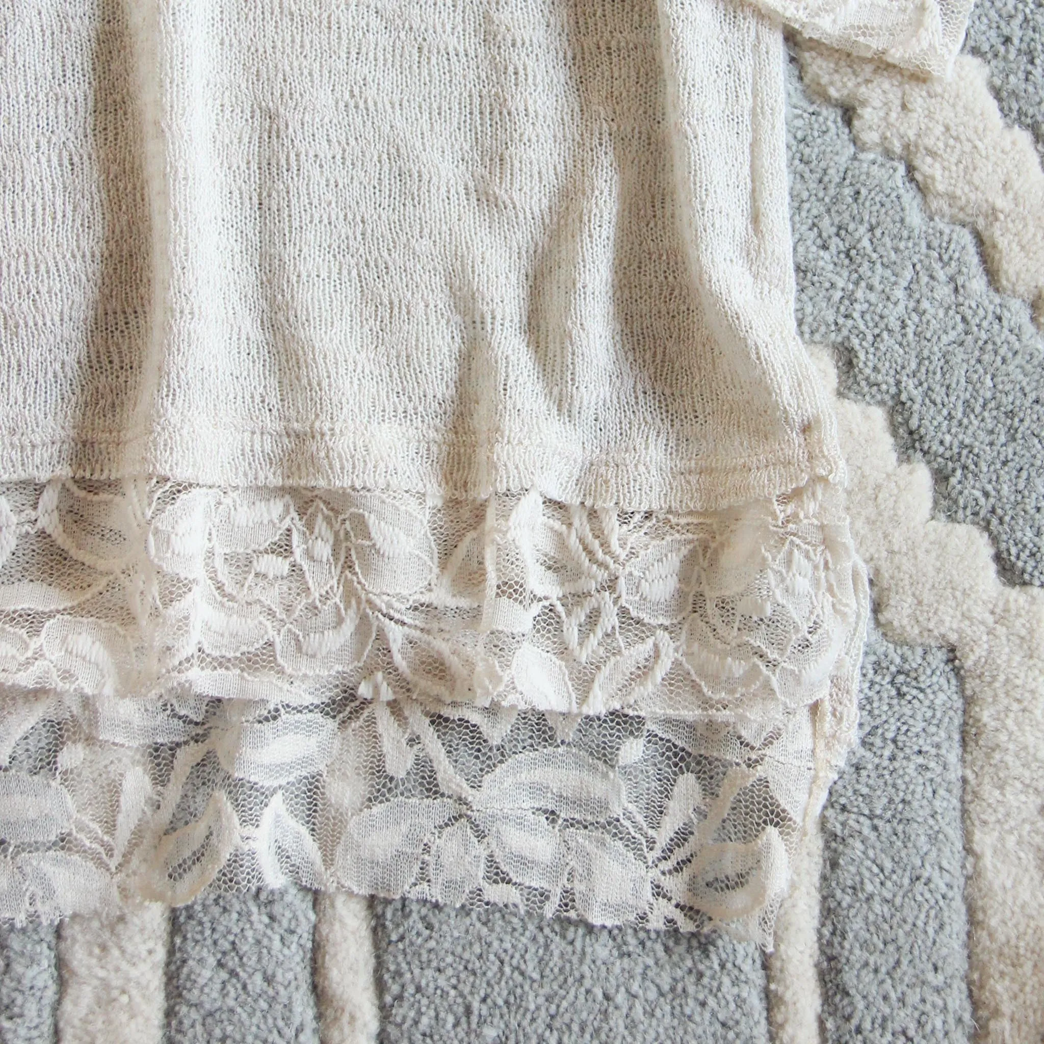 Sweet Lace Henley