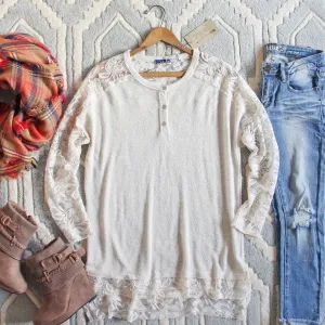Sweet Lace Henley