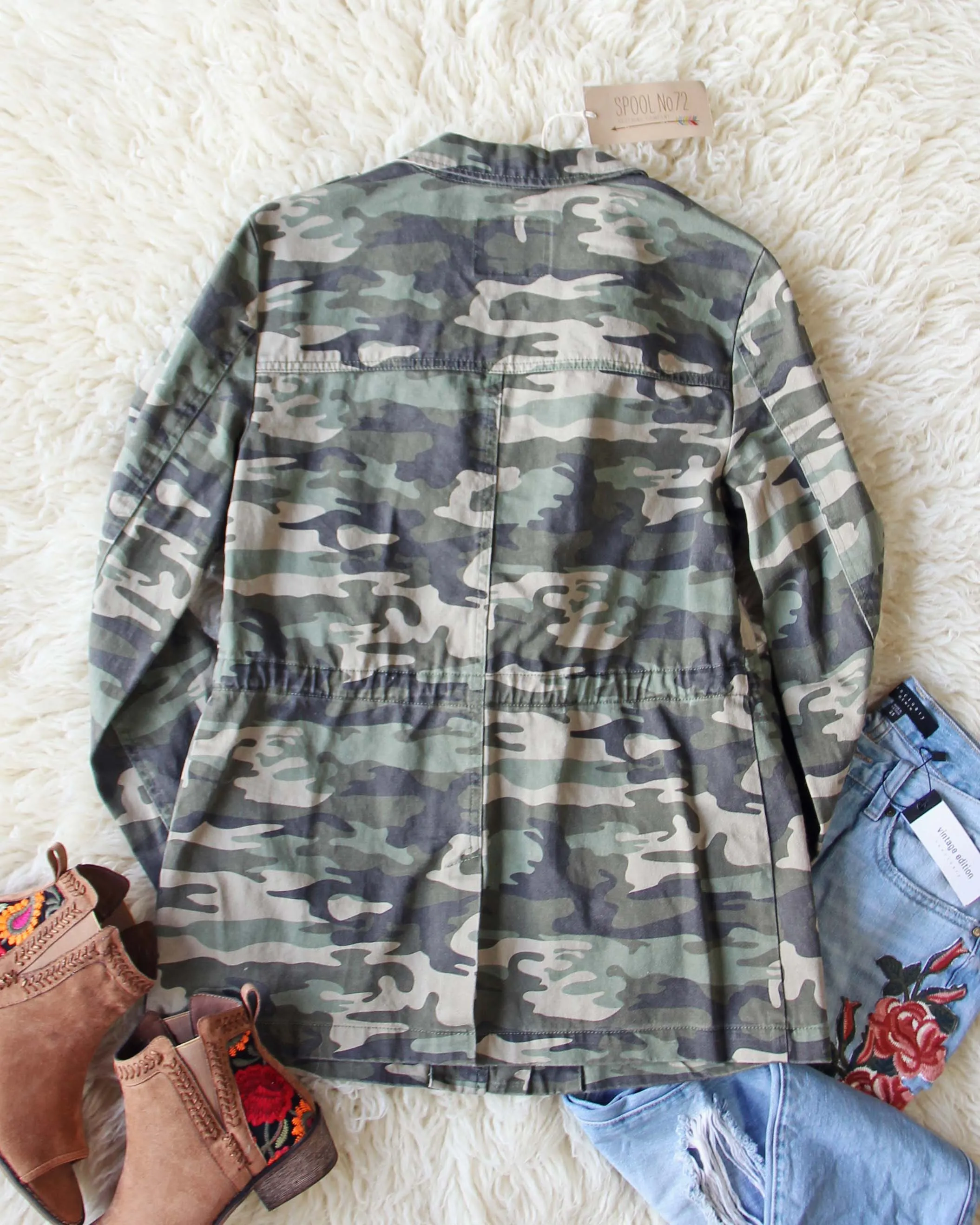 Sweet Spring Camo Coat
