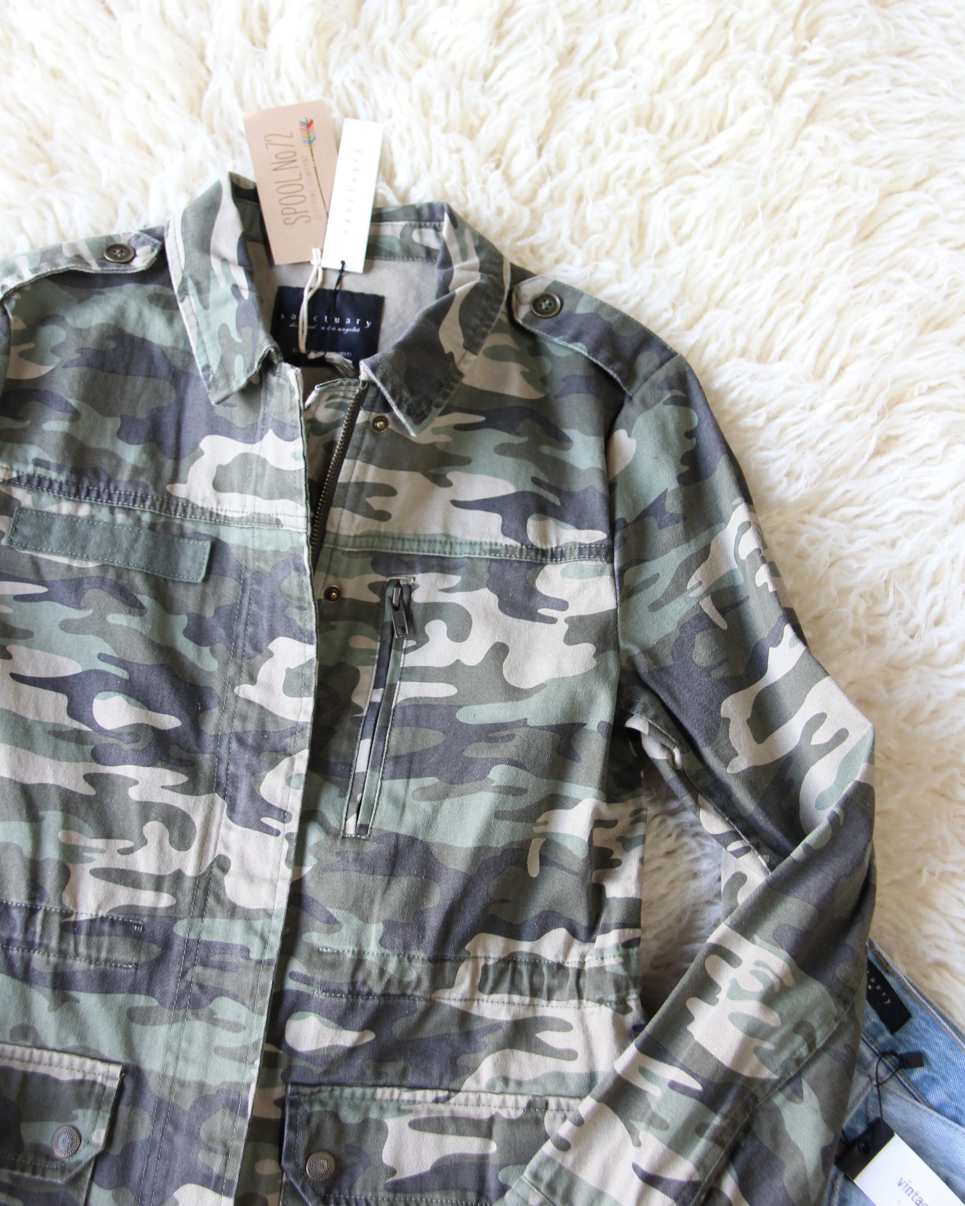 Sweet Spring Camo Coat