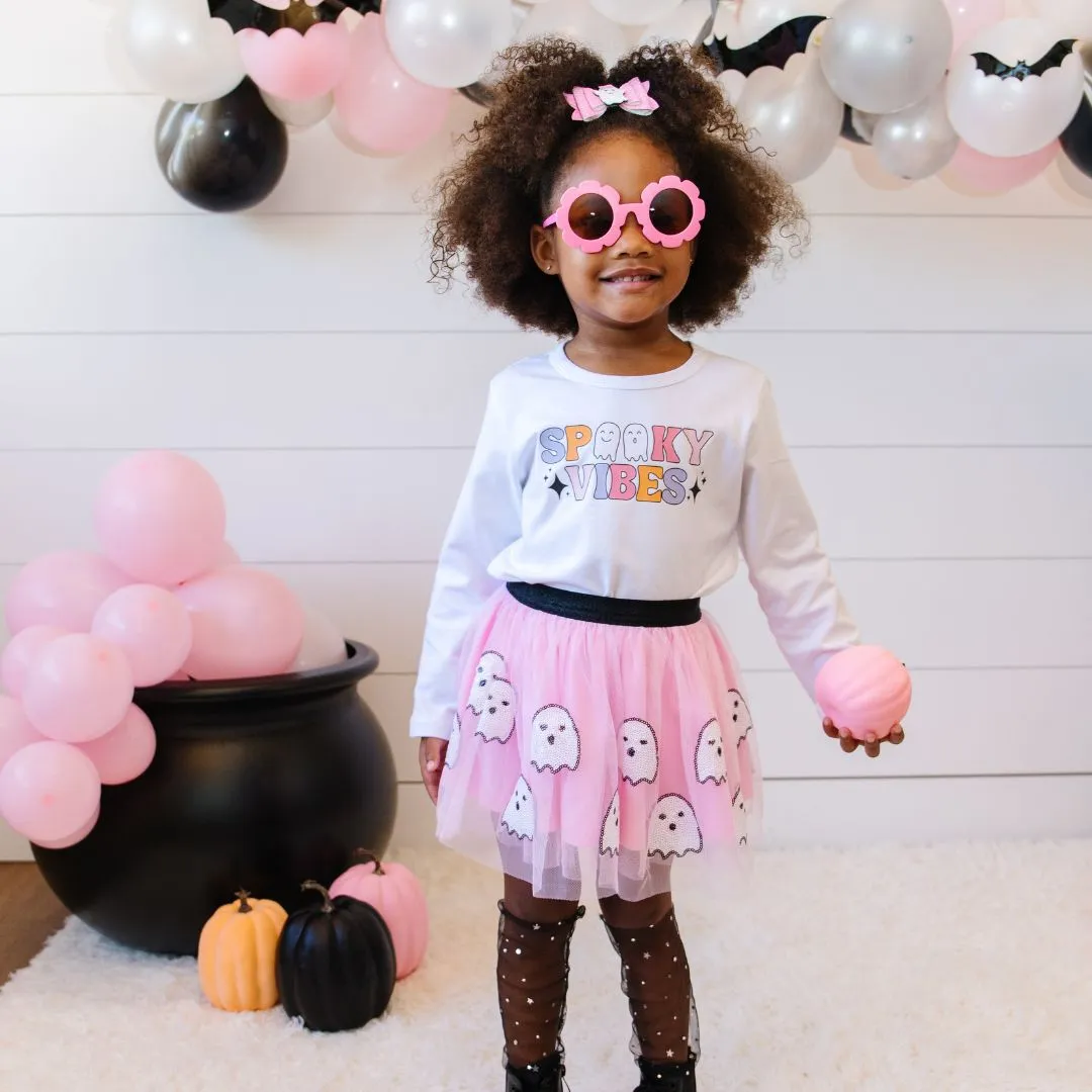 Sweet Wink Black Tutu Socks - Silver Moon and Stars