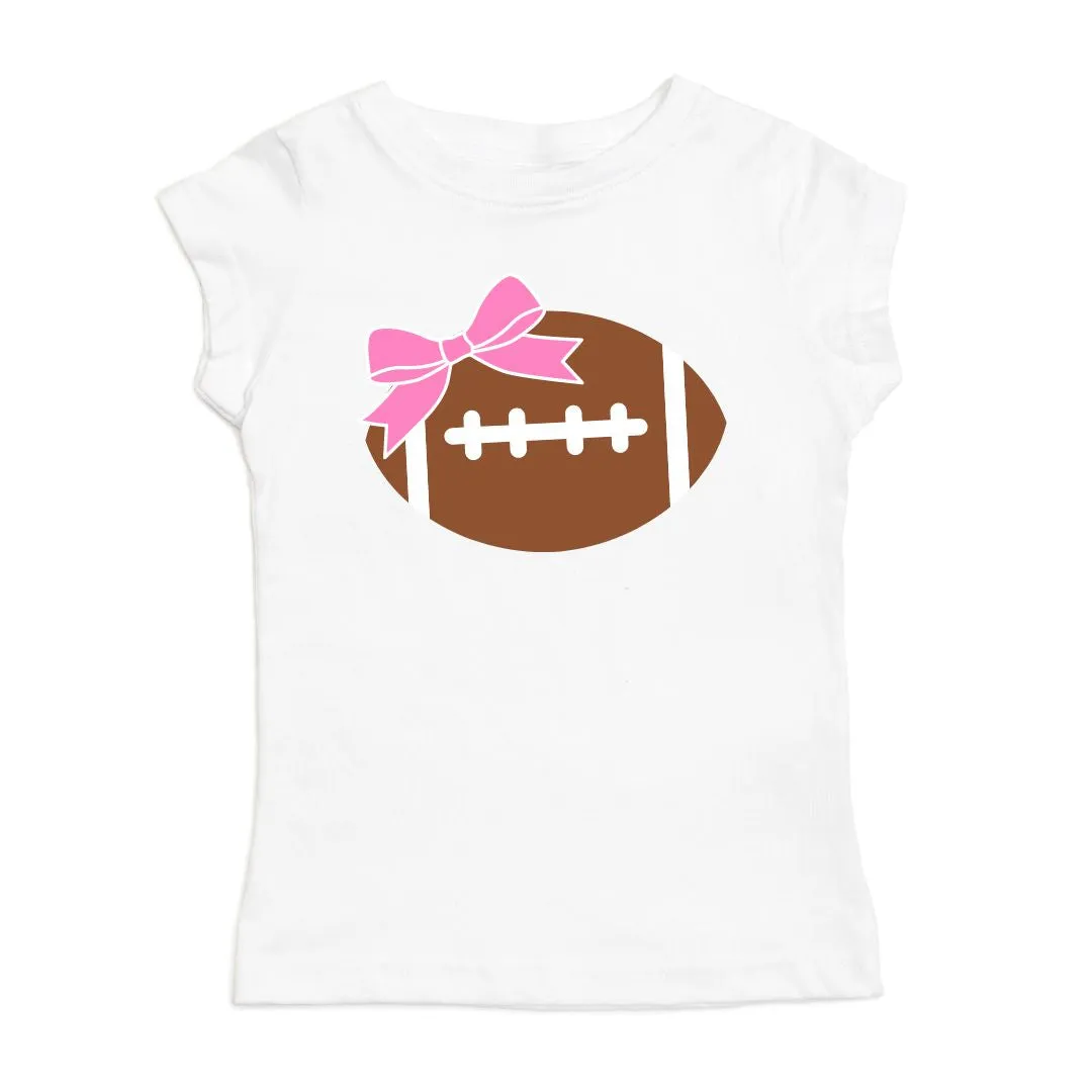 Sweet Wink Football Bow S/S White Shirt