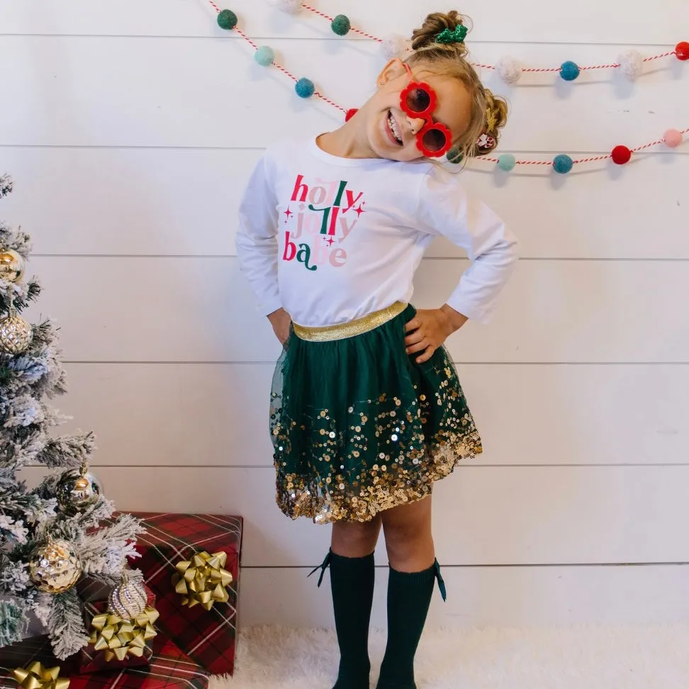 Sweet Wink Holly Jolly Babe L/S Tee
