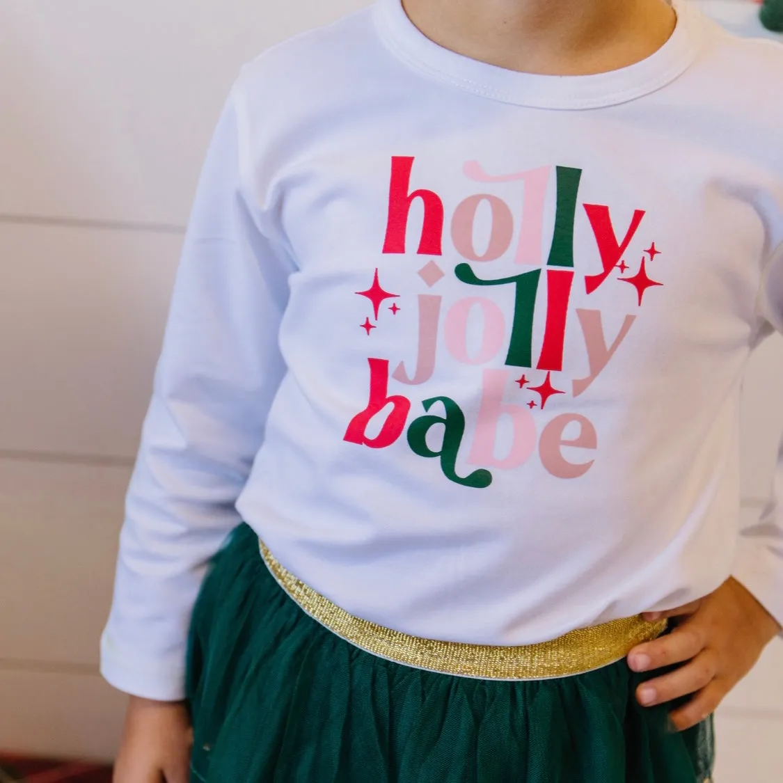 Sweet Wink Holly Jolly Babe L/S Tee