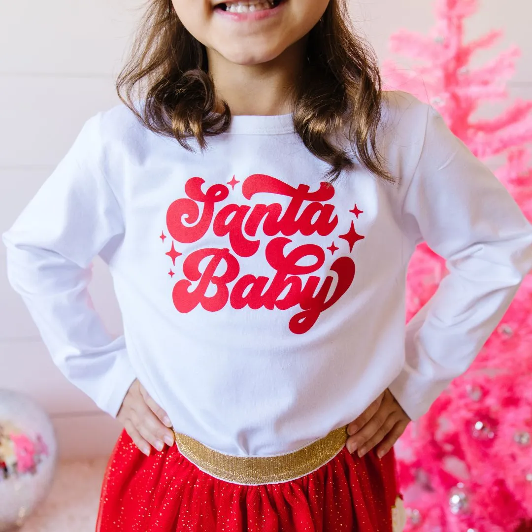 Sweet Wink Santa Baby L/S Tee