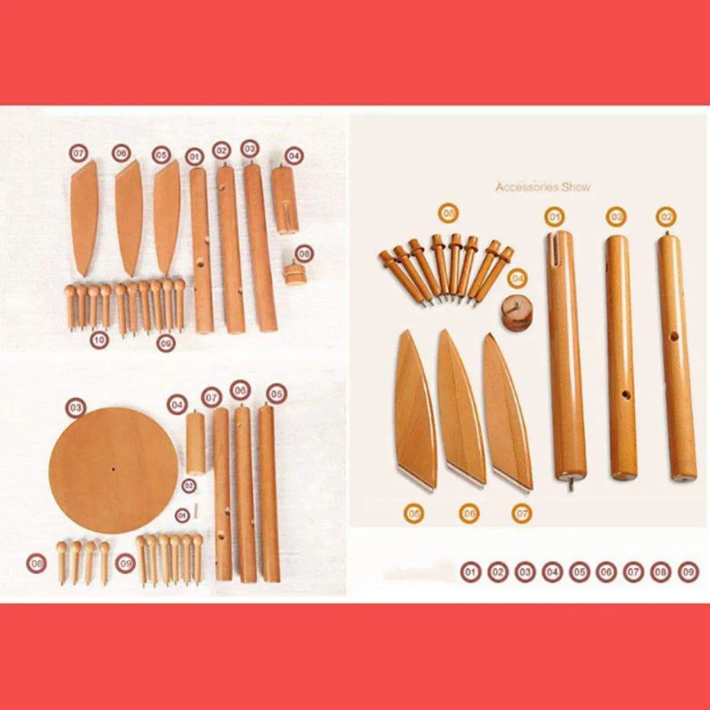 SWEET&HONEY Cloth Hanger Rack Stand Tree hat Hanger Holder Free Standing Solid Wood Coat Rack Floor Hanger for Bedroom Living Room Hall-10-hooks-R 47x175cm(19x69inch)