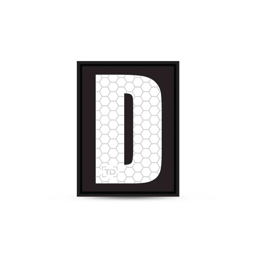 Tactical Gear Letter/Number Patch