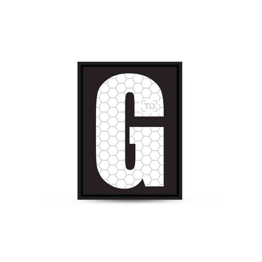 Tactical Gear Letter/Number Patch