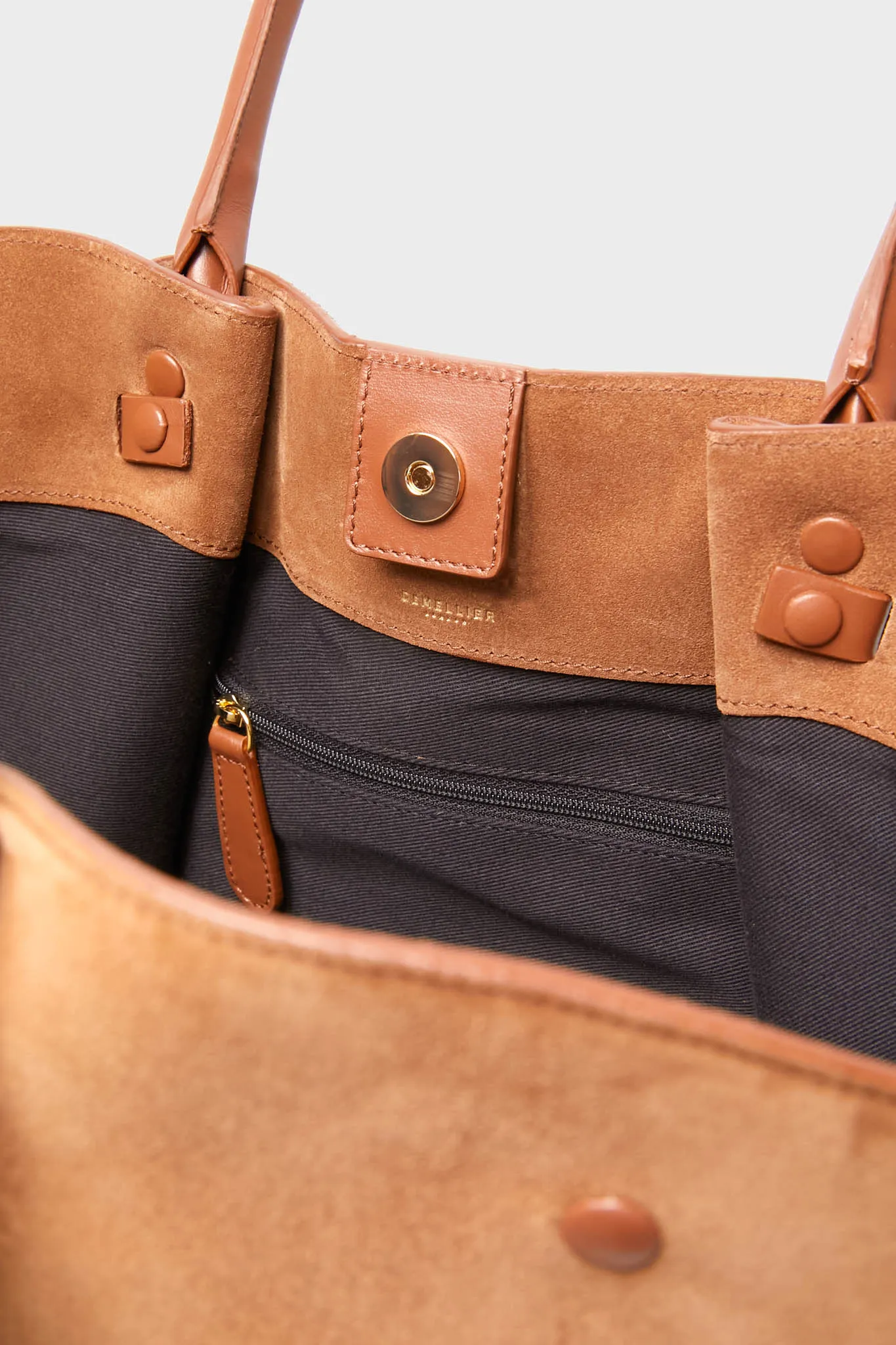 Tan Suede New York Bag