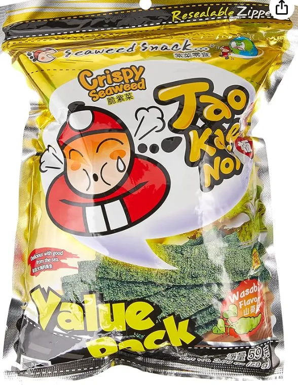 TAO KAE NOI, CRIPSY SEAWEED WASABI 59G
