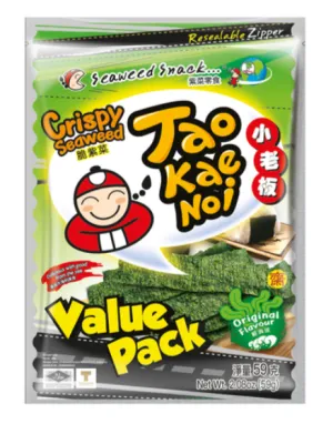 TAO KAE NOI, CRISPY ORIGINAL SEAWEED 59G