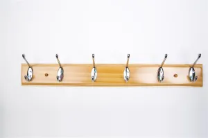 Tema Coat Hook 6 Pin Antique Pine
