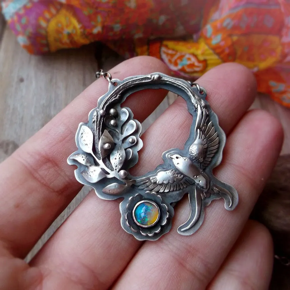 The High Flight Necklace - Swallow Necklace