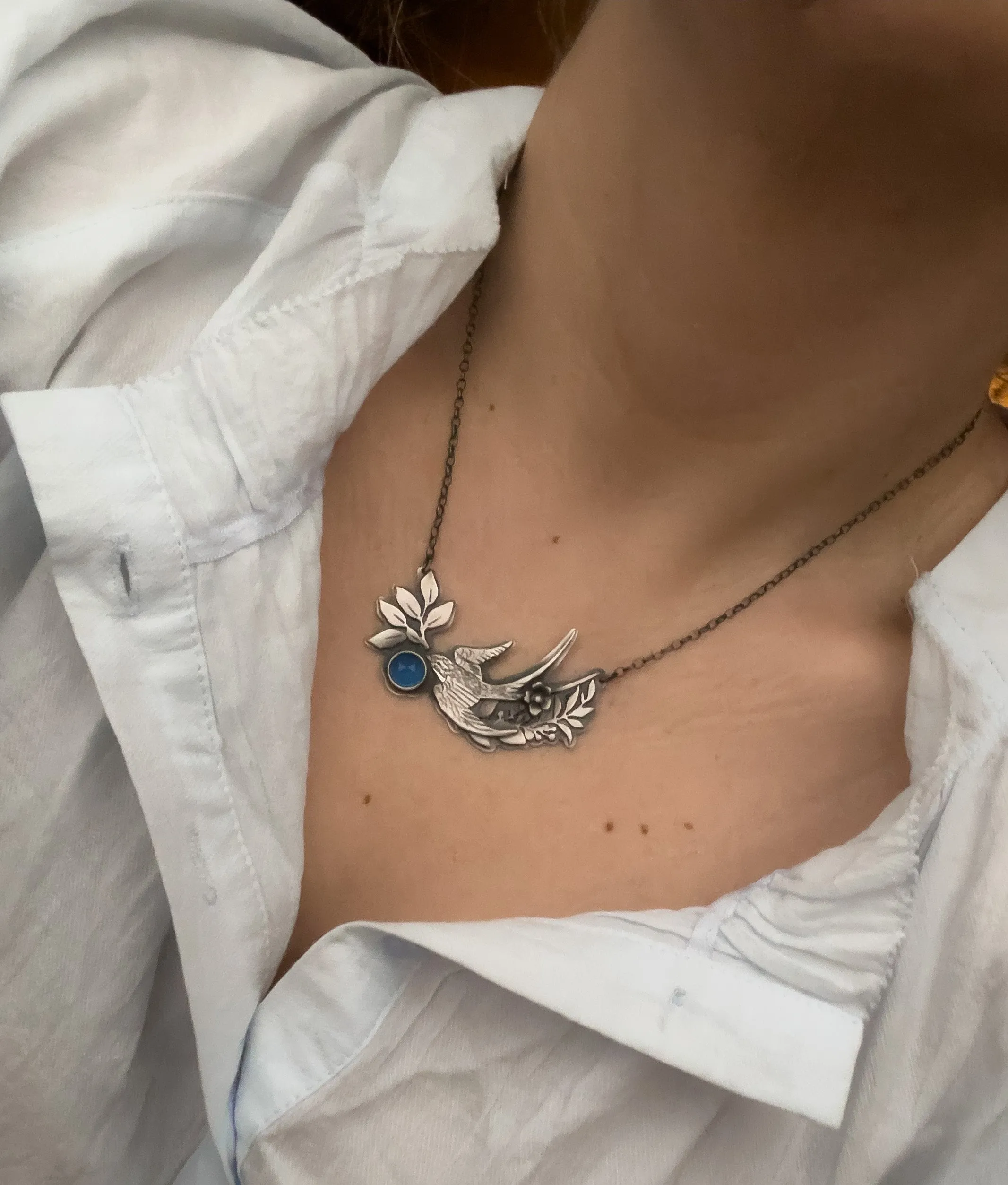 The High Flight Necklace - Swallow Necklace