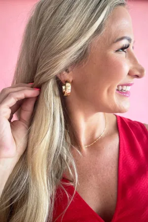 Thick Hoop Earrings