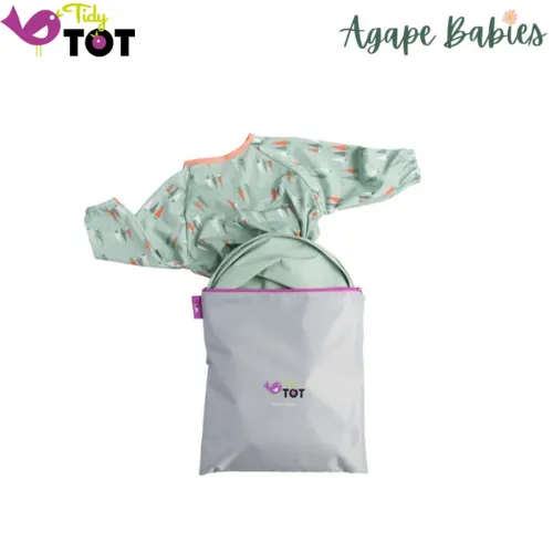 Tidy Tot Bib & Tray Kit - Sage Green