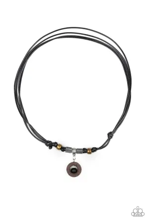 Tiki Thunder - Black Urban Necklace