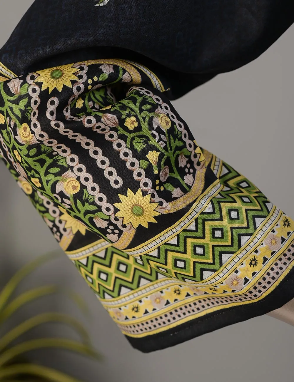 TMY-3A | Un-Stitched Embroidered Lawn Dress