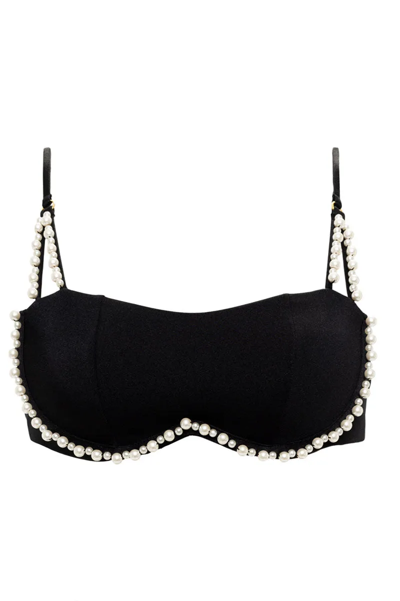Top con Aros Negro  Bright