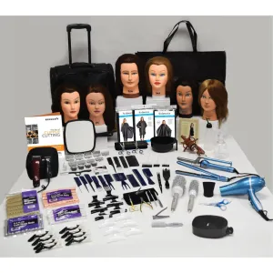 Training Kits - Elite Pro Cosmetology Toolkit - Left - Top-Tier Cosmetology Tools For Advanced Left-Handed Learners