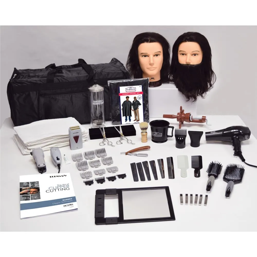Training Kits - Intermediate Barber Tools - Right-Handed - Essential Barbering Toolkit For Intermediate Right-Handed Learners