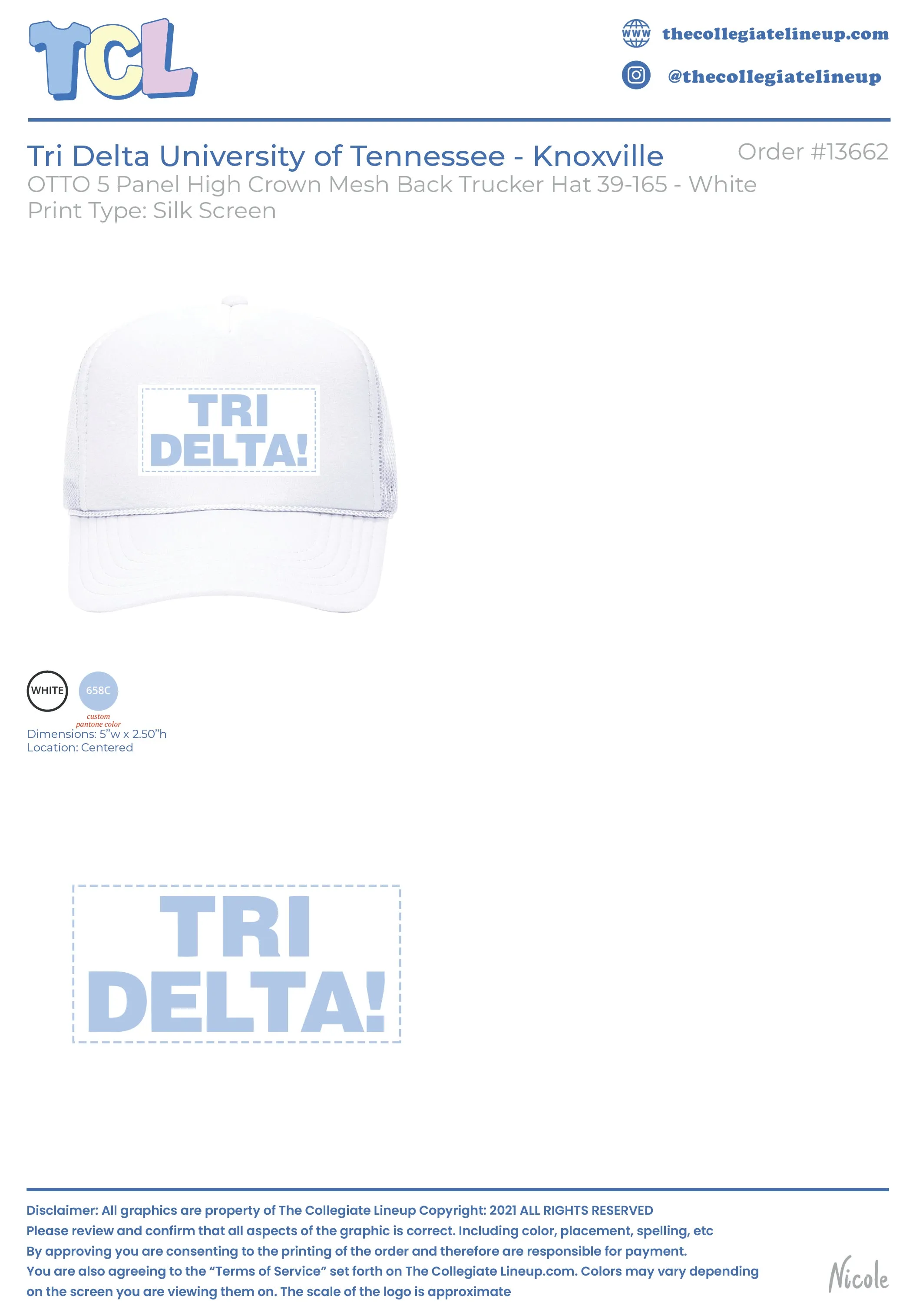 Tri Delta University of Tennessee - Knoxville #13662