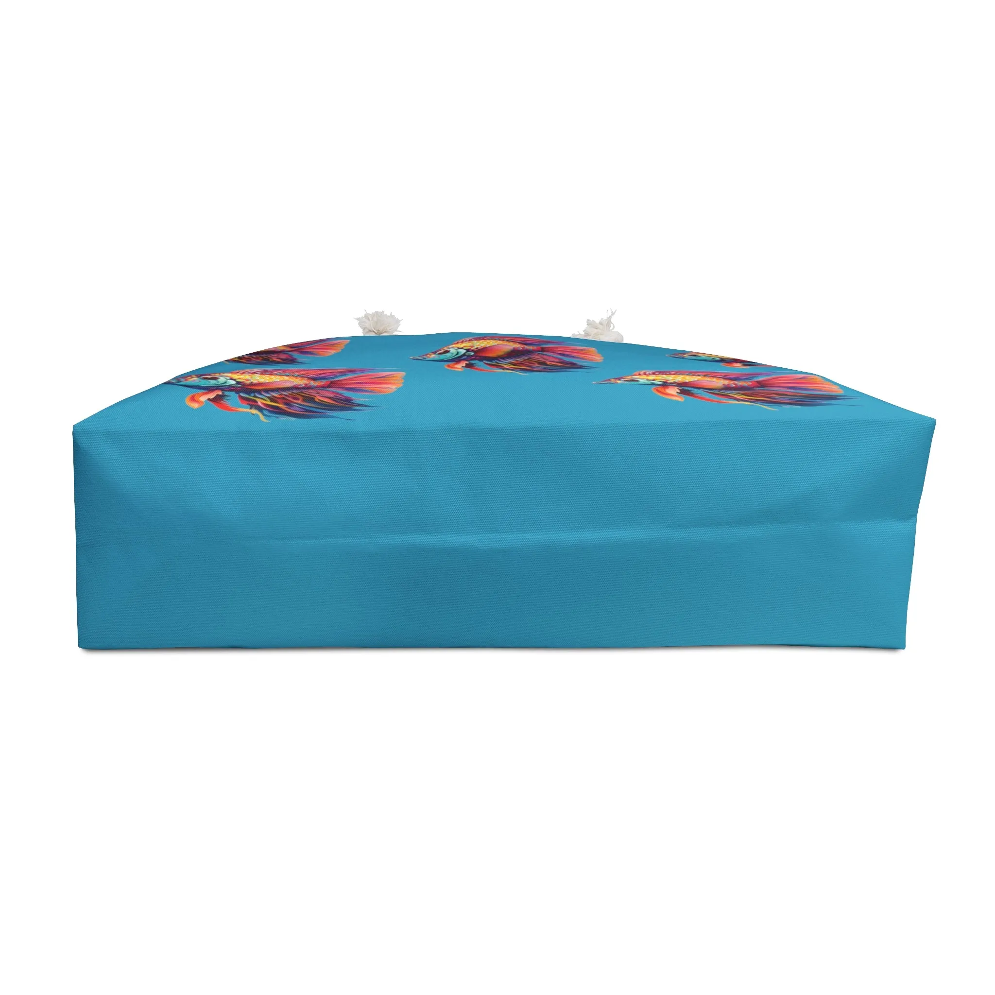 Tropical Fish on Turquoise Beach Bag - Weekend Tote