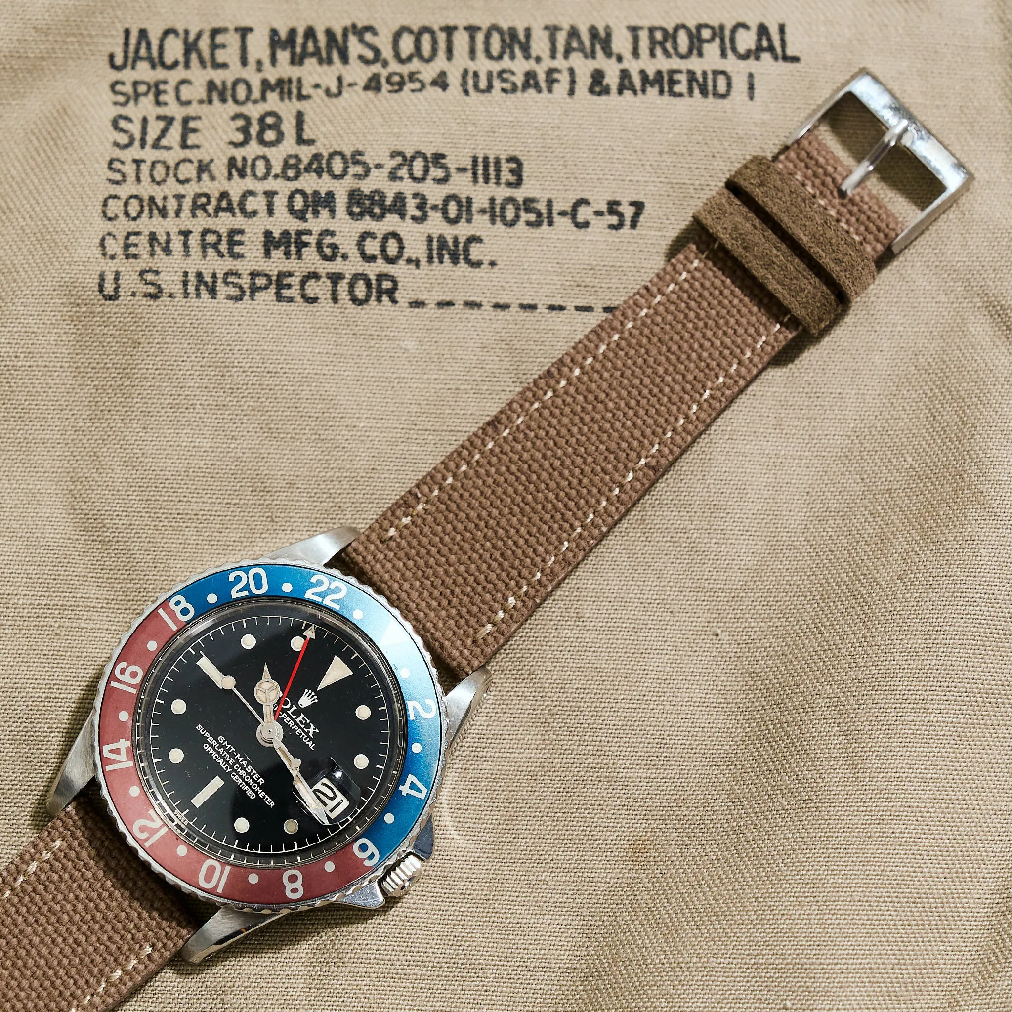 TROPICAL TAN HANPU CANVAS STANDARD STRAP