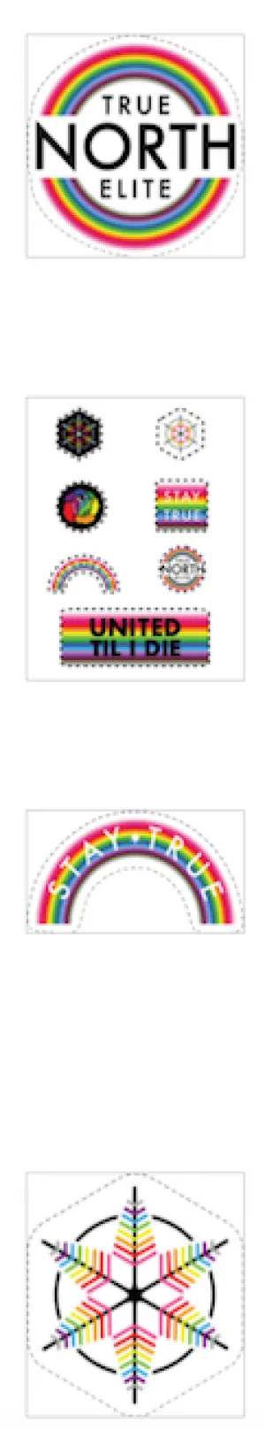 True North Elite - Pride Stickers and Tattoos