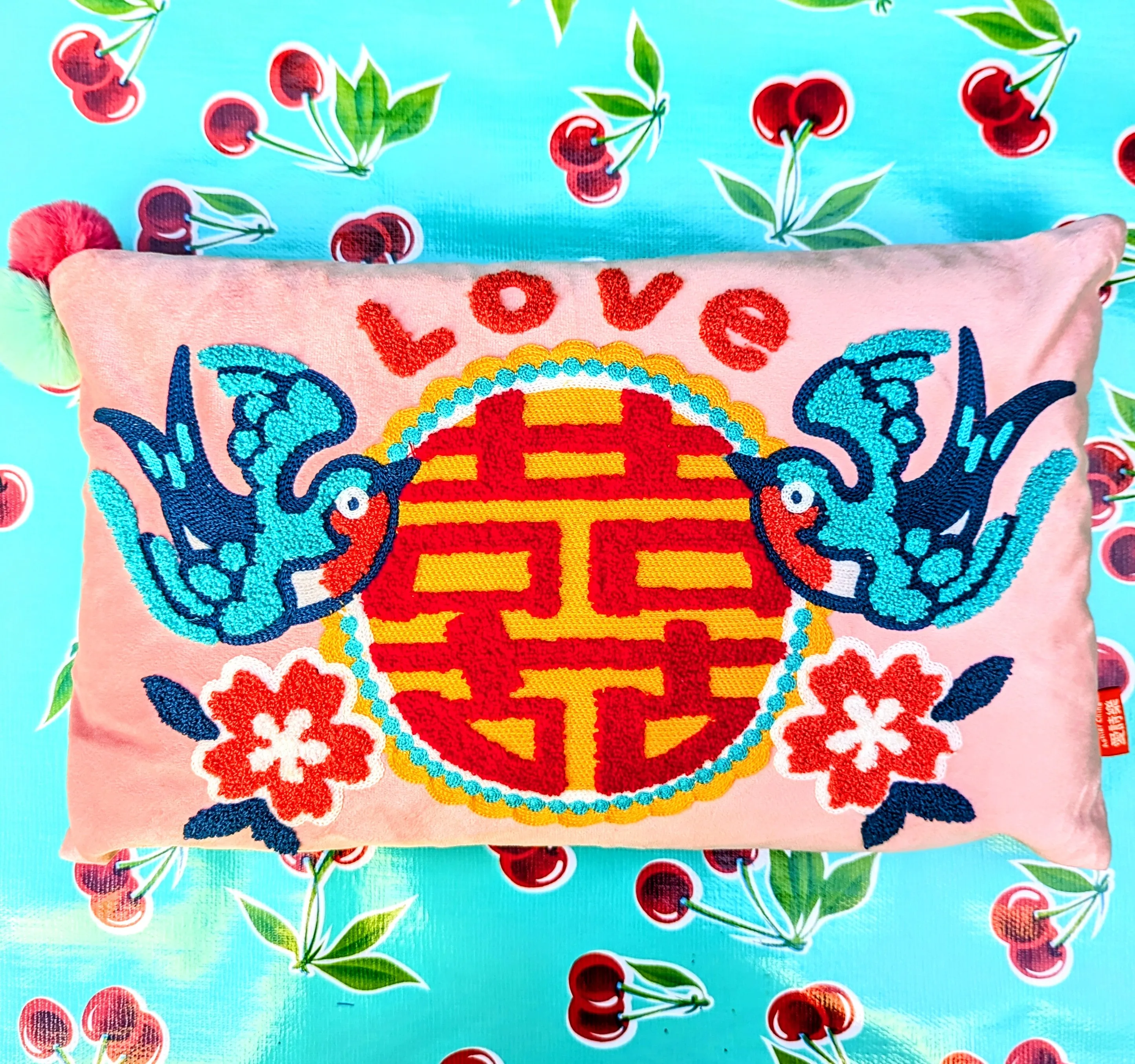 Tufty pastel lovely cushions