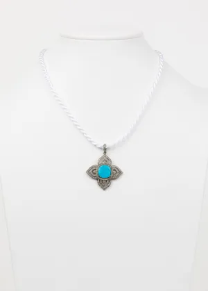 Turquoise and White Topaz