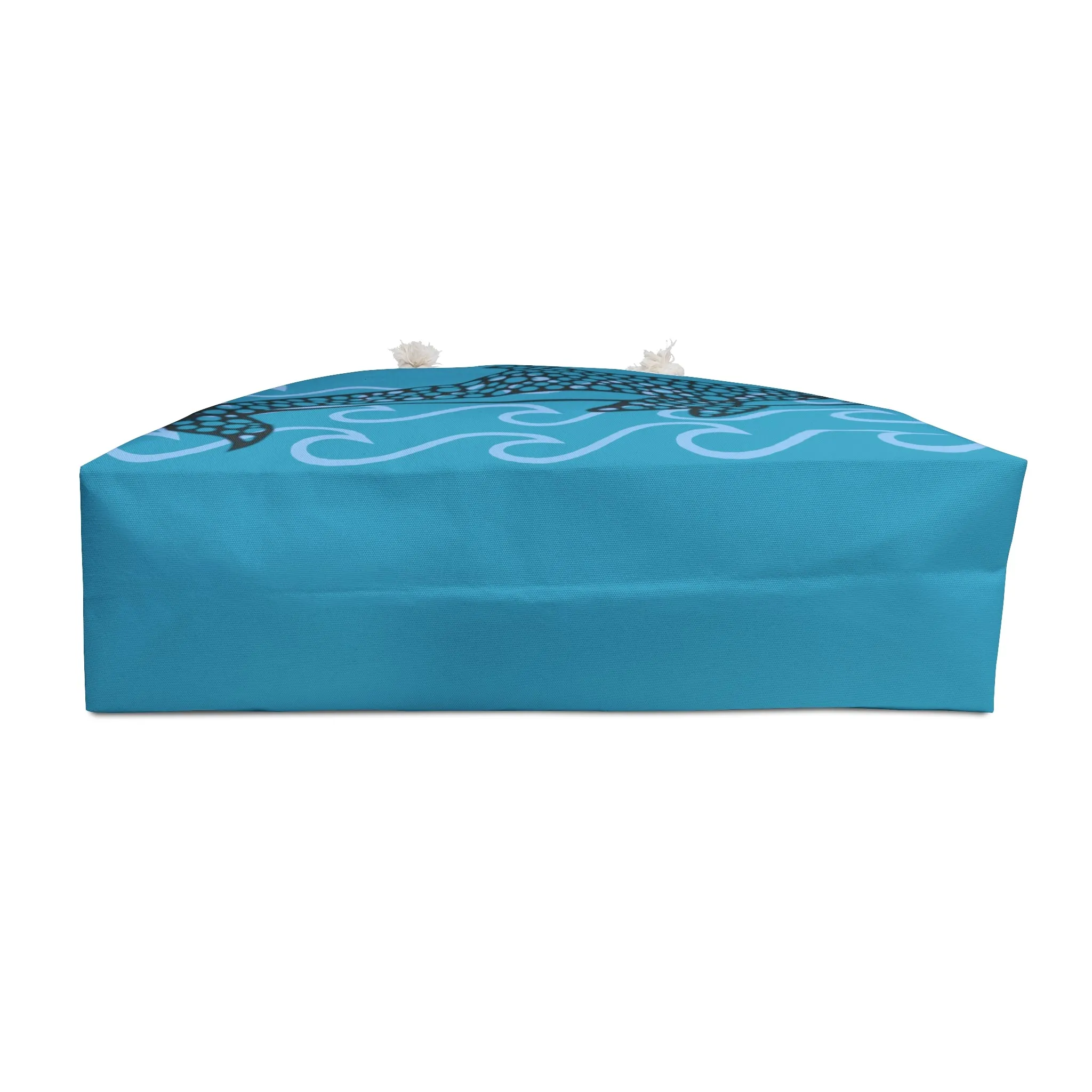 Turquoise Dolphin Beach Bag - Weekender Tote