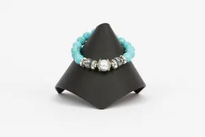 Turquoise, Pearl Bracelet