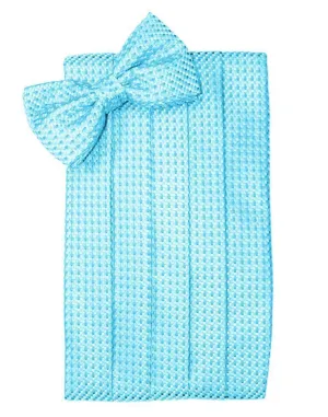 Turquoise Venetian Kids Cummerbund