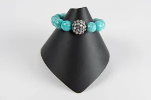 Turquoise with moonstone bead
