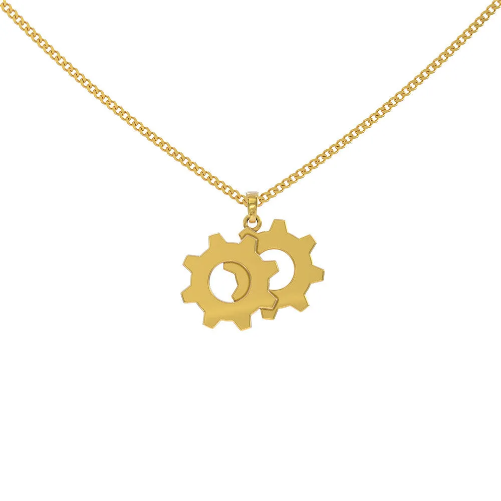 TWIN GEAR PENDANT