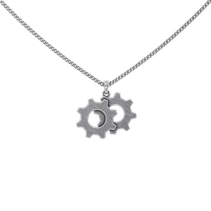 TWIN GEAR PENDANT